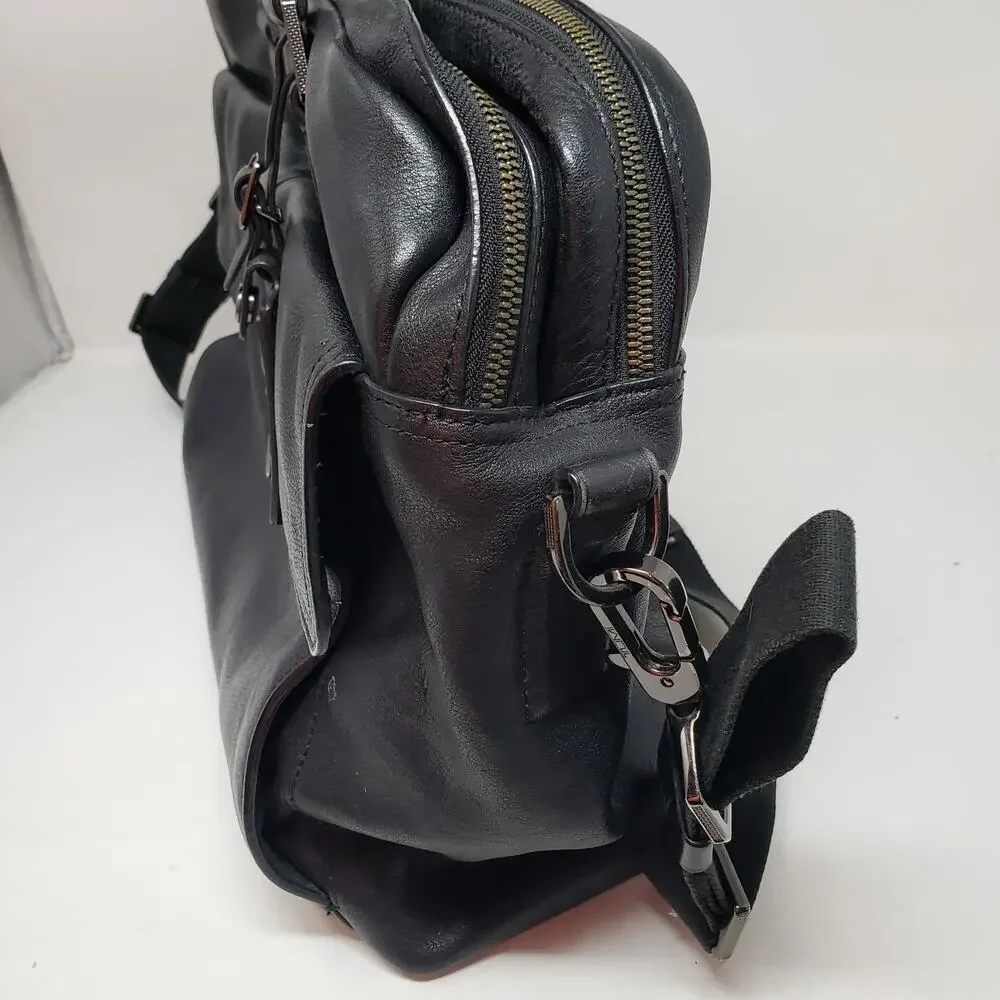 Tumi pebble leather